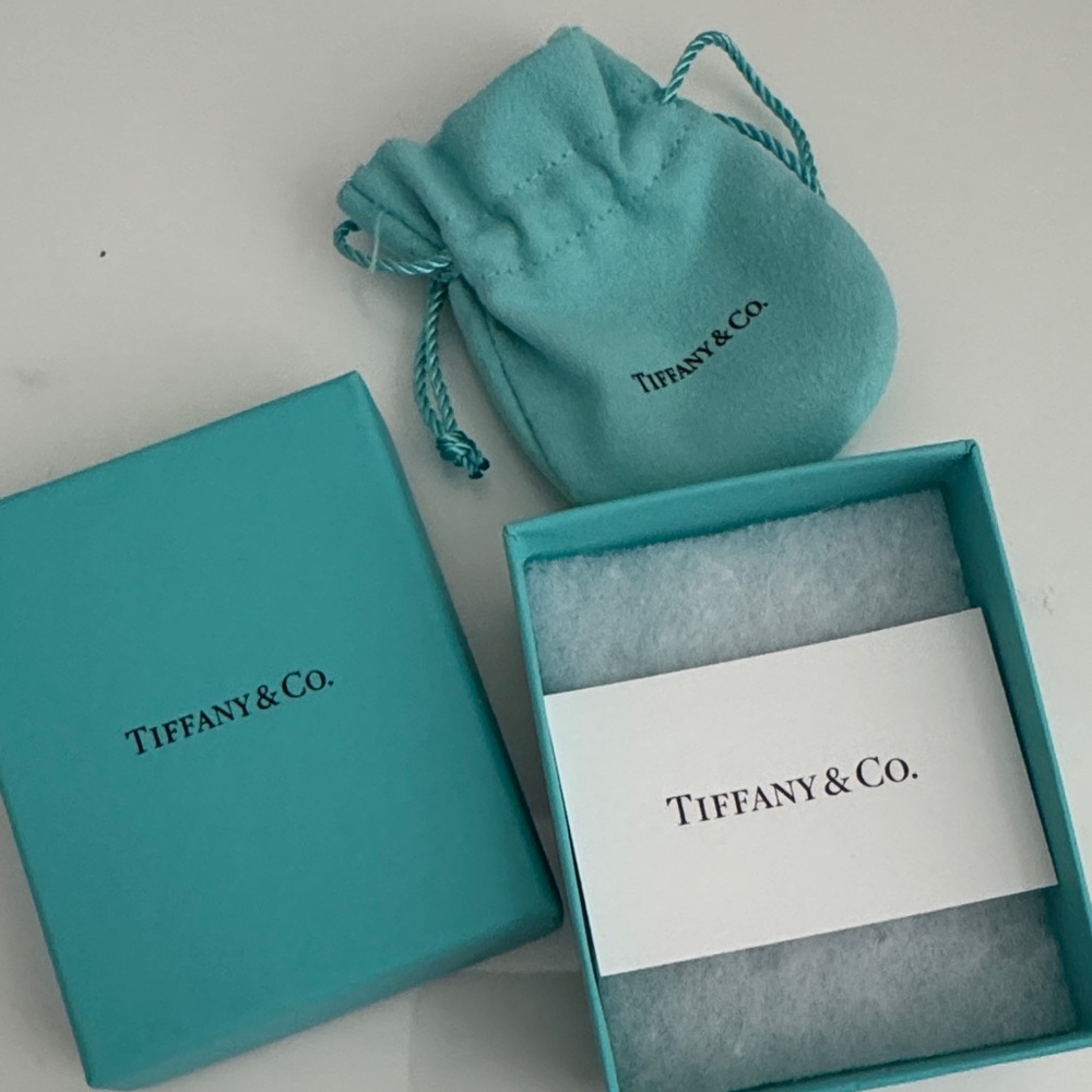 Tiffany & Co. Turquoise Small Gift Box & Pouch